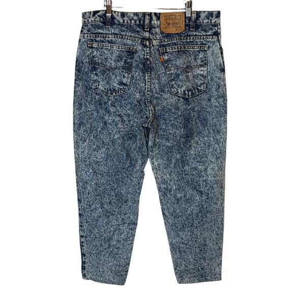 Levi’s Orange Tab Vintage 550 Jeans Acid Wash size 38 x 30 - Picture 5 of 8